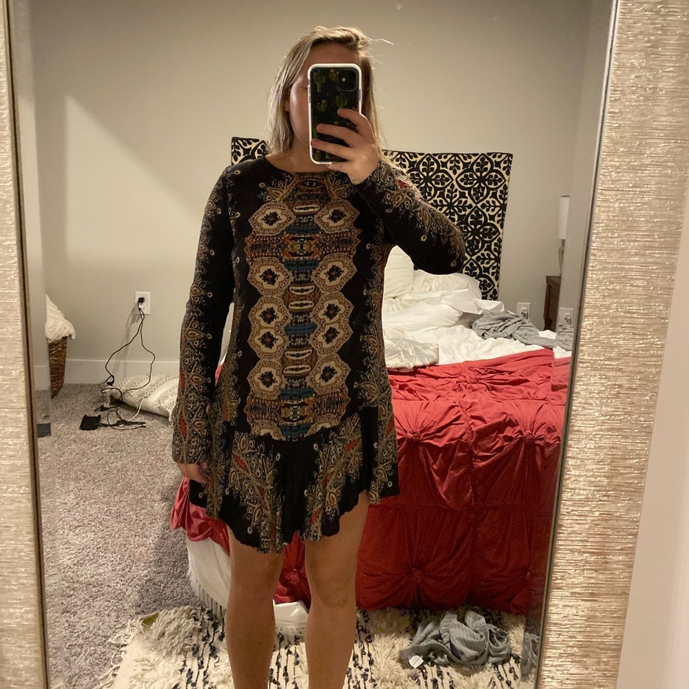 Free People Tunic - worn as dress by 5’2 person
